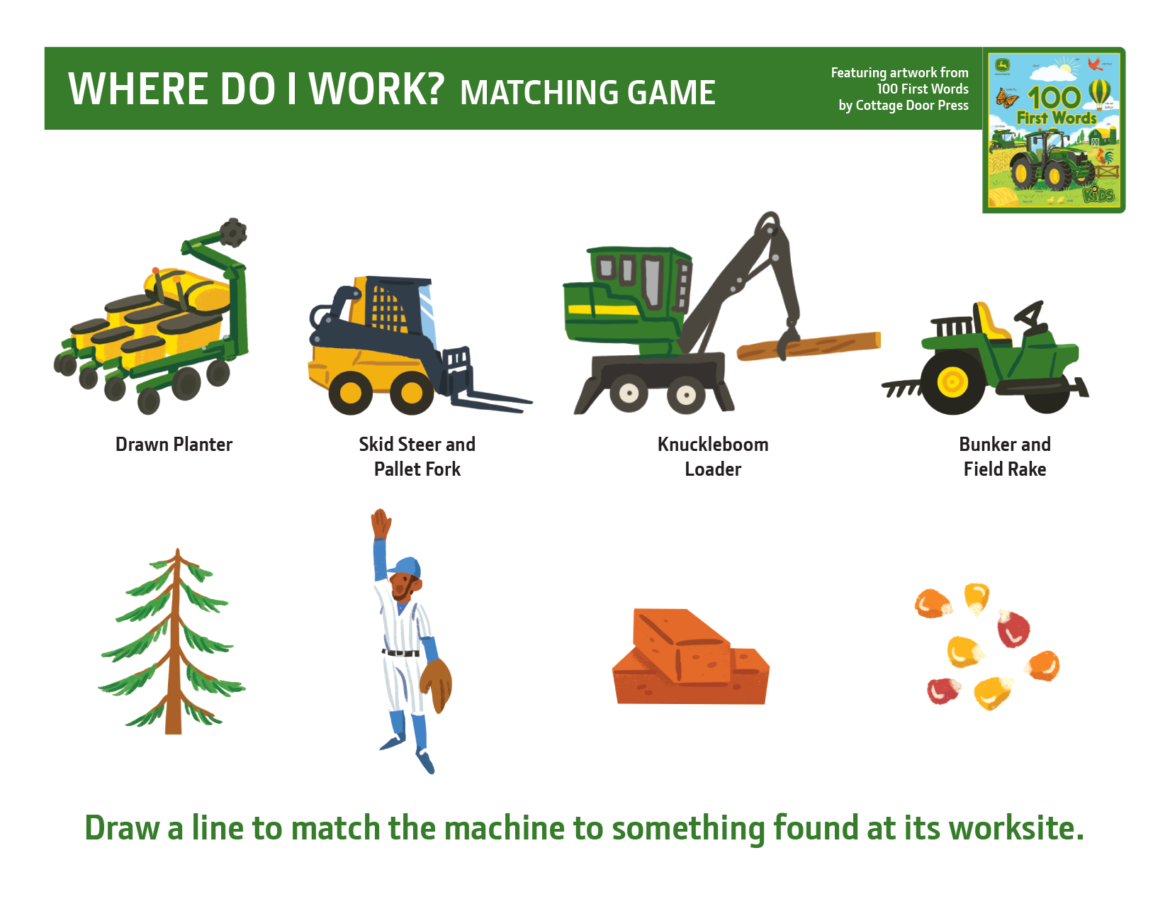 John Deere Where Do I Work? Activity