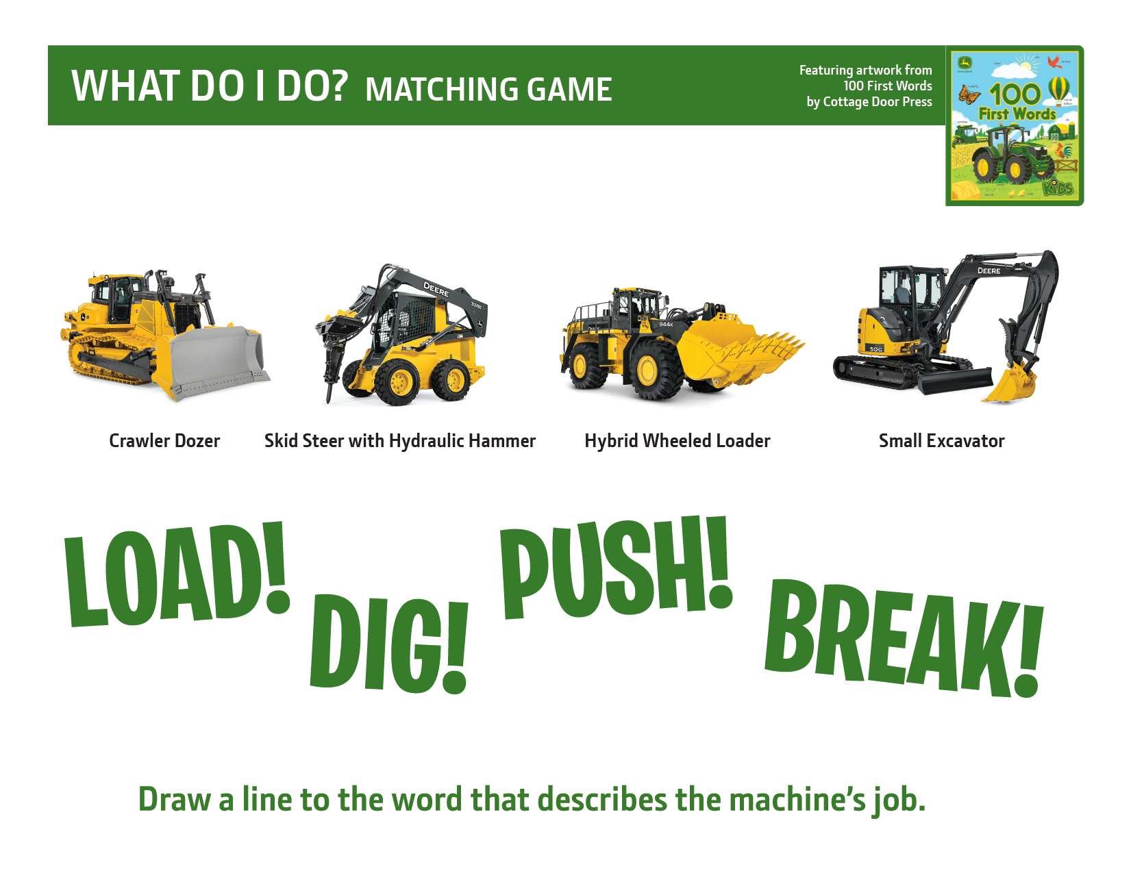 John Deere What Do I Do? Activity