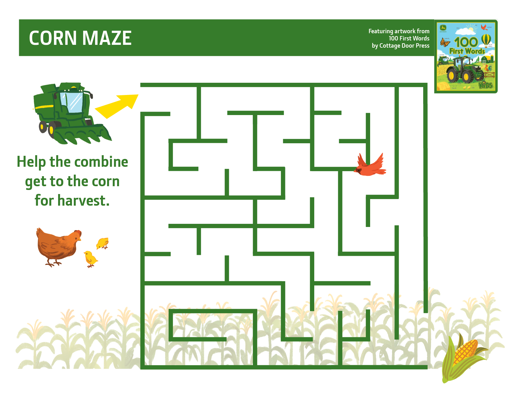 John Deere Corn Maze Activity