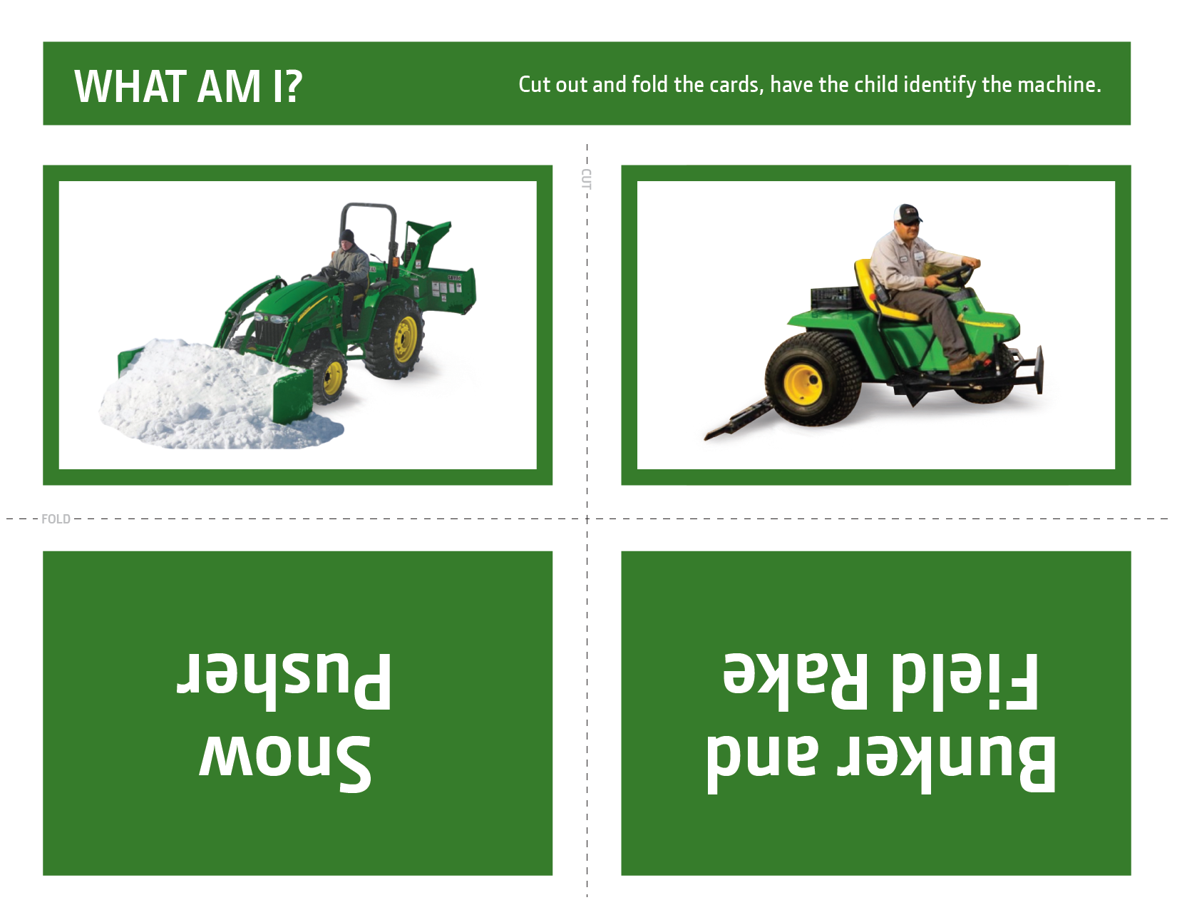 John Deere What Am I? Activity 3